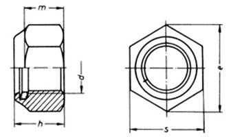 Nylon Insert Lock Nut ISO 10511